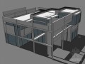彼得艾森曼住宅设计SketchUp模型下载