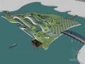 码头建筑sketchup模型下载