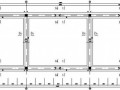 大跨度拱板屋盖仓库结构施工图(18米跨、含建筑图)