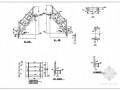 某单跑钢楼梯节点构造详图
