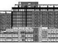 成都市某十层中西医结合医院建筑设计施工图