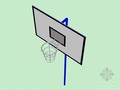 篮球架sketchup模型