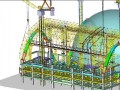 [浙江]大型钢结构博览中心72m跨飘带网架施工专项方案（295页 大量附图）