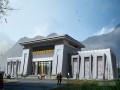 [临汾]某地质博物馆建筑方案设计（原创）