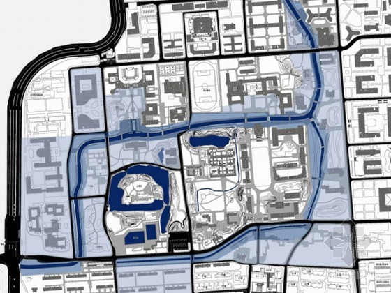 清华大学校河沿岸空间规划（含设计说明）