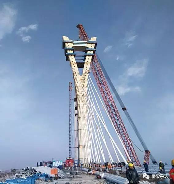 分段吊装精密测控——杭埠河大桥异形钢混组合桥塔吊装工艺