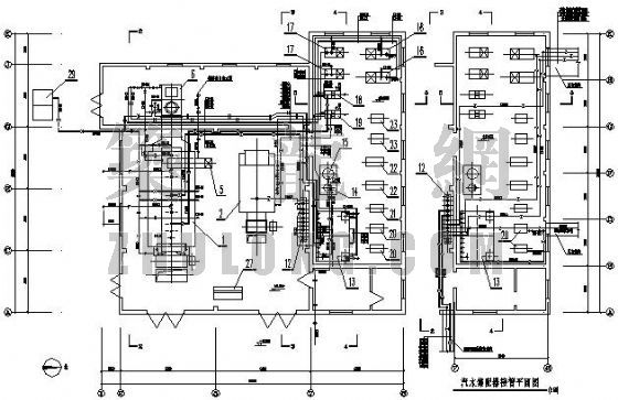 陕西某医院燃煤锅炉房工艺施工全套图-建筑暖通施工图-筑龙暖通空调