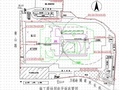 浙江某展览馆施工现场临水临电平面布置图