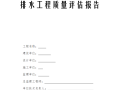 上海海龙工程技术发展有限公司排水工程质量评估报告