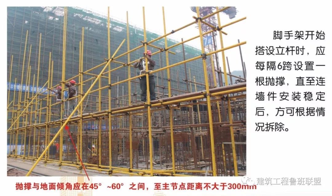 [分享]脚手架搭设的实例演示,外行都看懂了!