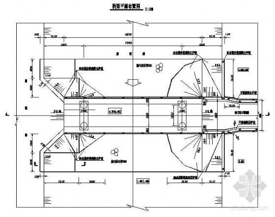 75米长,4.8米宽农桥梁施工图