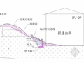 11米高岩土混合边坡抗滑桩加悬臂式挡土墙支护施工图设计