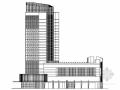 [广东]21层现代风格国际酒店建筑设计方案图