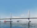 港珠澳大桥外海三塔斜拉桥施工创新工艺及关键技术