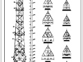 某排气筒塔架结构设计图