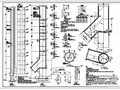 [中英]某钢烟囱结构设计图