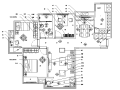 [江苏]简约美式风格97平米私人住宅设计施工图（附效果图）
