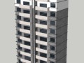 单栋住宅小区建筑SU模型