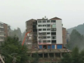 中国房子楼倒倒事故频发 ——四川达州一居民楼倒坍所