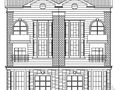 联排现代别墅建筑施工图