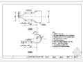 波形钢护栏圆头式端头节点构造详图