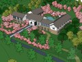园林建筑SketchUp模型下载