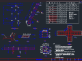 锚索框架梁及地梁结构图