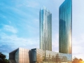 [江苏]超高层玻璃幕墙星级酒店及办公建筑设计方案文本