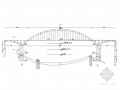 主跨210m飞燕式钢管砼拱桥初步设计套图（28张）