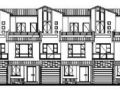 [重庆蓝湖郡小区]某三层住宅搂群建筑方案图（6组住宅）