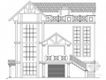 某新农村三层住宅建筑方案设计图