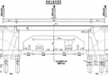 [湖北]1×25m后张法预应力斜交预制小箱梁桥施工图45张（含梯道）