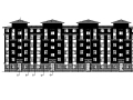 [宁夏]多层新中式风格联排式别墅建筑施工图（含全专业）