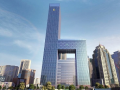 武汉知名地产广场混合减震连体高层结构设计