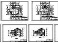 宁波某三层框架别墅建筑结构图