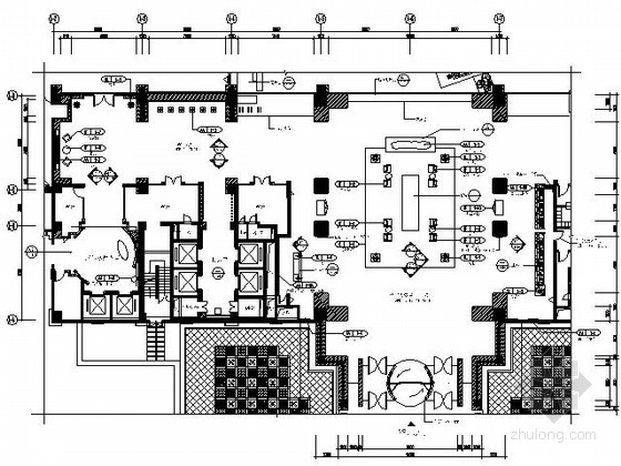 [成都]五星酒店大堂施工图