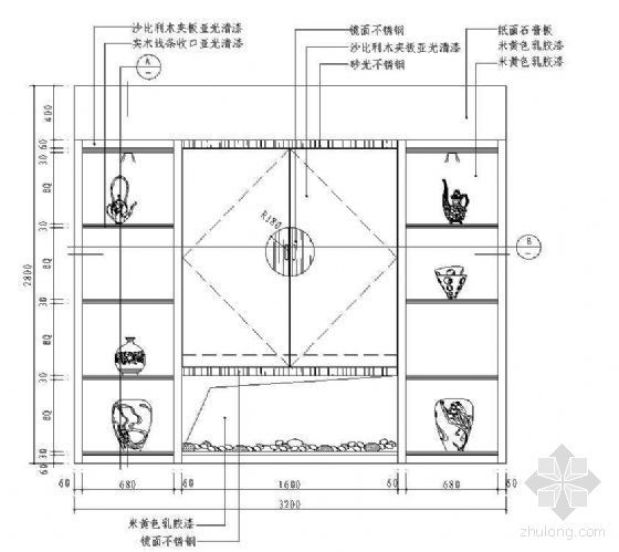 [分享]餐厅立面图图块资料下载