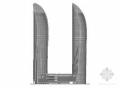 [福建]250米玻璃幕墙双塔商业办公综合体建筑施工图（ 地标建筑 中国第一双子塔）