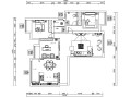 [湖南]简约欧式温馨三居室样板房室内设计施工图（含效果图）