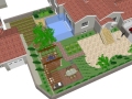 小庭院景观模型分享