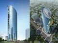 [成都]47层单塔超高层办公楼、酒店结构施工图（地下五层）