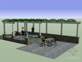 花廊SketchUp模型下载