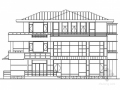 某三层坡屋顶别墅方案图（南入口）