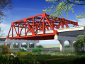 [江苏]跨公路大桥钢桁架梁安装方案汇报材料