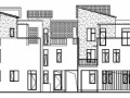 [崇明岛]某田园风光式小区住宅建筑结构施工图（五联排）