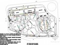 [广东]体育馆施工现场平面布置图（钢结构、临水临电）