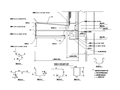 雨蓬处泛水收边板节点图（7张）