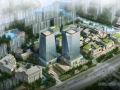 [江苏]景观式企业总部双塔大厦建筑设计方案文本（知名地产 含CAD）