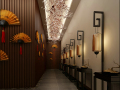 中餐厅垂花走廊3D模型