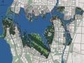 [湖南]“半边山水半边城”滨湖城市区域景观规划设计方案